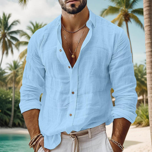 CARLOS™ | CAMISA DE ALGODÓN SUAVE Y TRANSPIRABLE