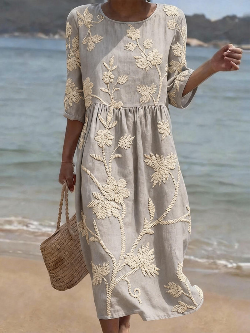YLENIA™ | Vestido Casual con Estampado Floral