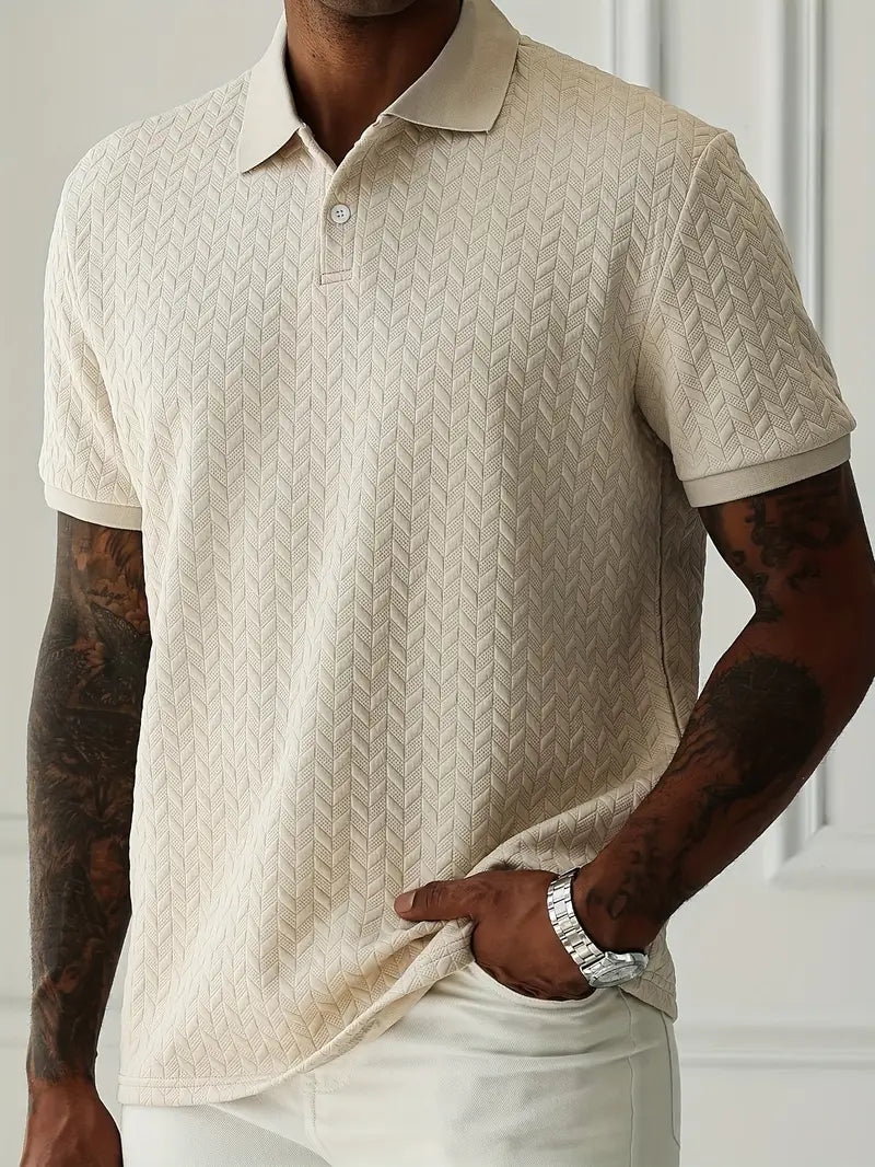 BRUNO™ | Polo Texturizado