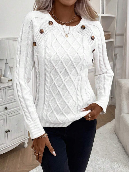 REBECCA™ | Jersey de Punto con Detalles de Botones