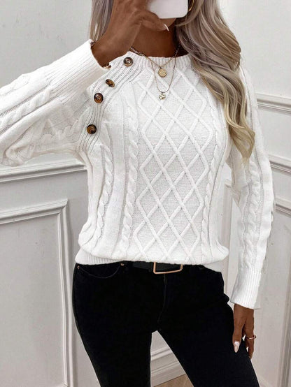 REBECCA™ | Jersey de Punto con Detalles de Botones