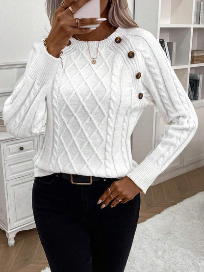 REBECCA™ | Jersey de Punto con Detalles de Botones