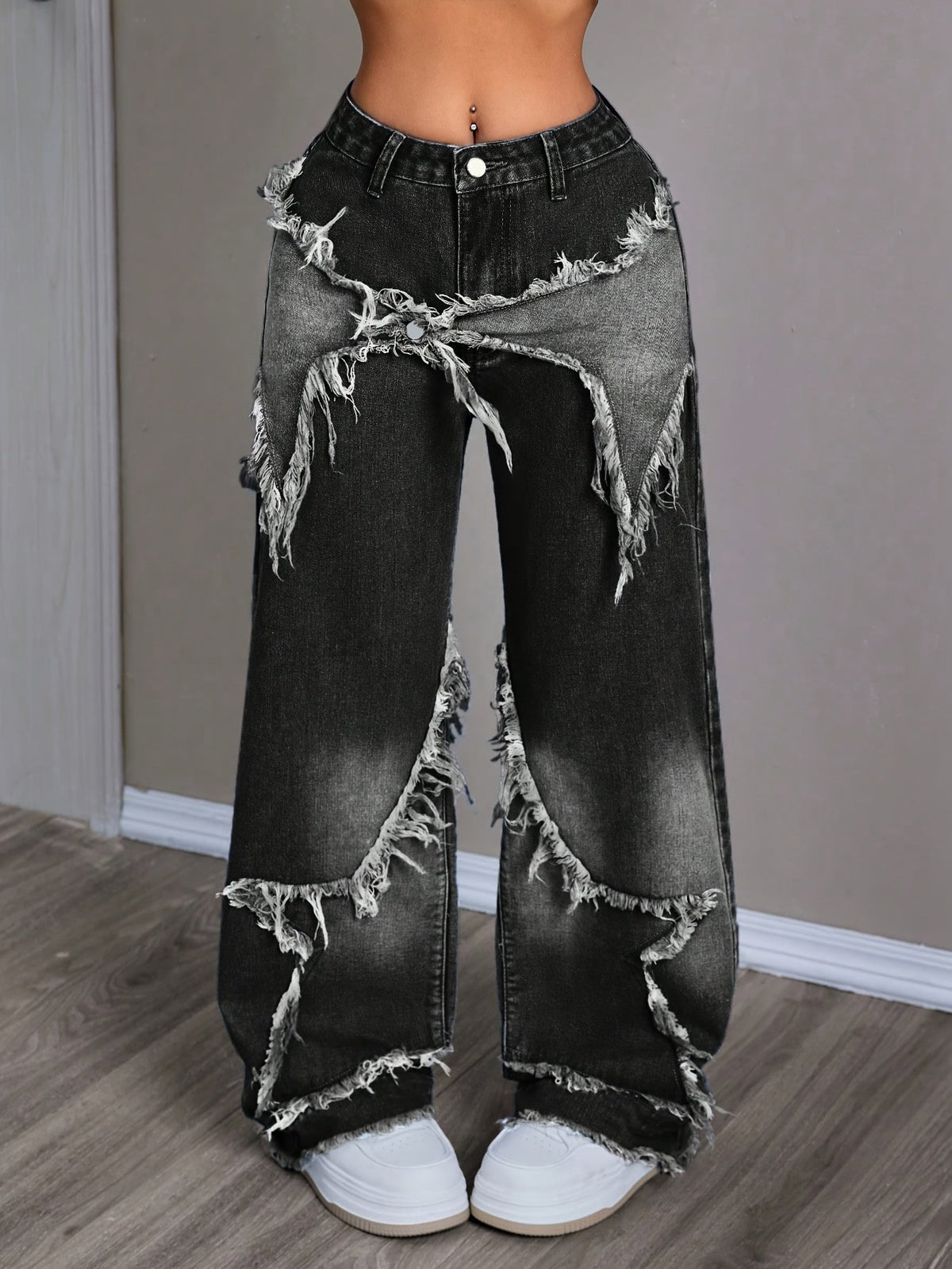 LUNA™ | Vaqueros de Patchwork