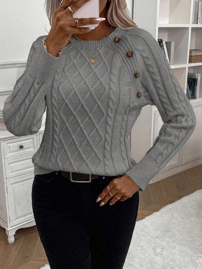 REBECCA™ | Jersey de Punto con Detalles de Botones