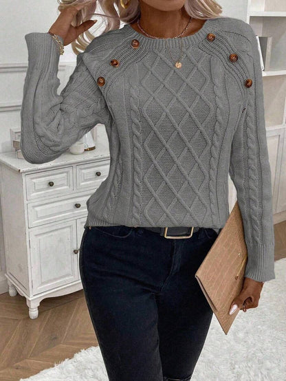 REBECCA™ | Jersey de Punto con Detalles de Botones