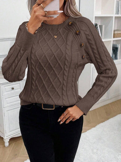 REBECCA™ | Jersey de Punto con Detalles de Botones