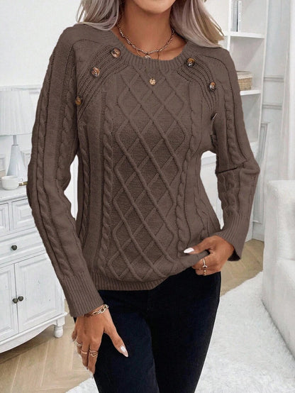 REBECCA™ | Jersey de Punto con Detalles de Botones