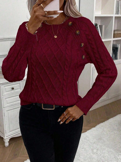 REBECCA™ | Jersey de Punto con Detalles de Botones