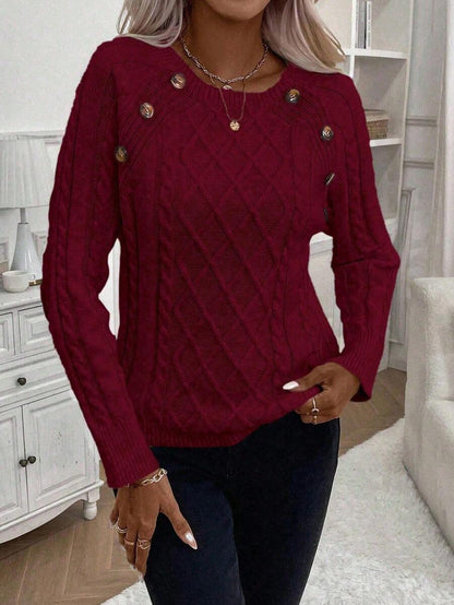 REBECCA™ | Jersey de Punto con Detalles de Botones