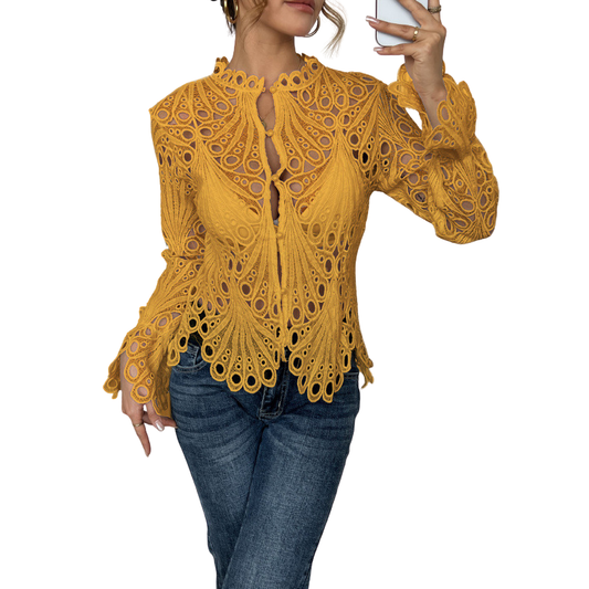 ZOE™ | Blusa Moderna de Crochet