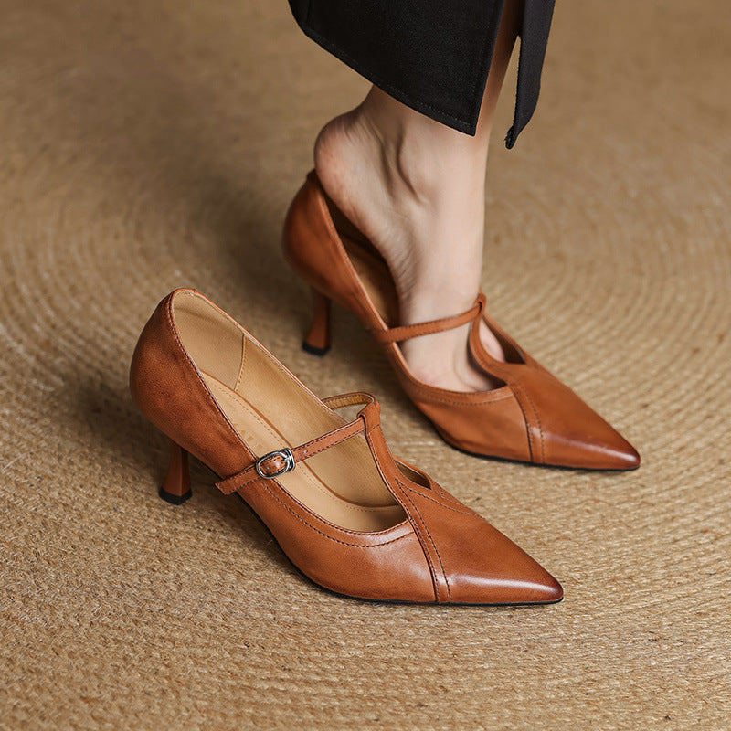 DAPHNÉ™ | Zapatos de tacón de cuero