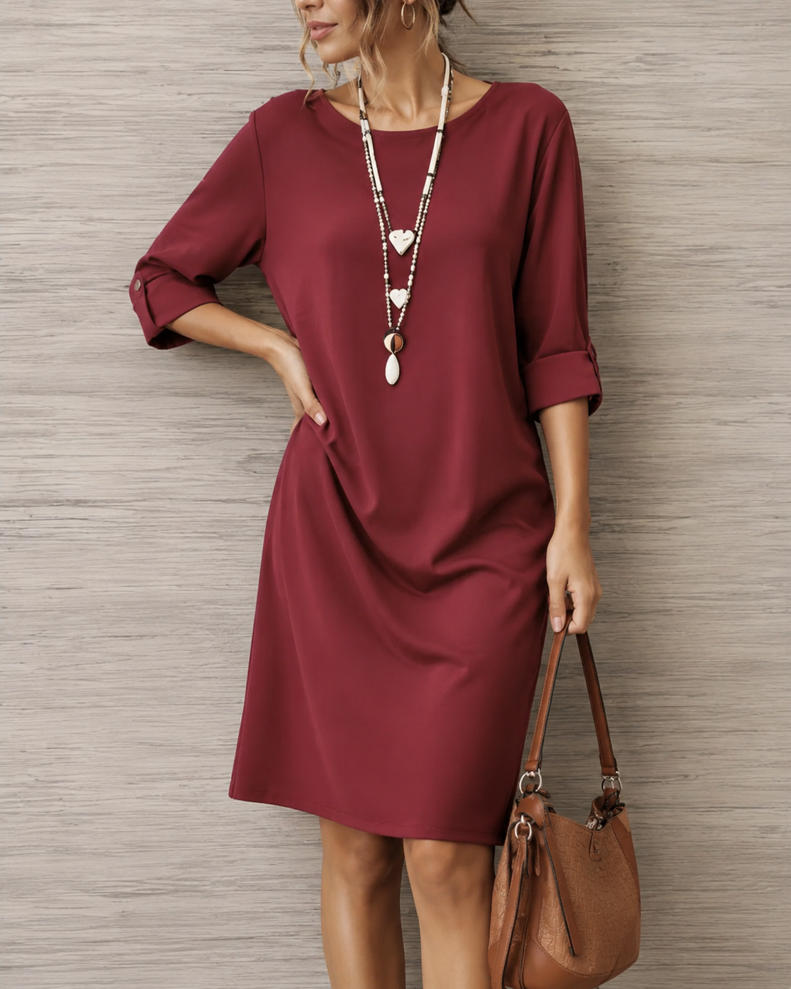 MERCEDES™ | Vestido Midi de Camuflaje