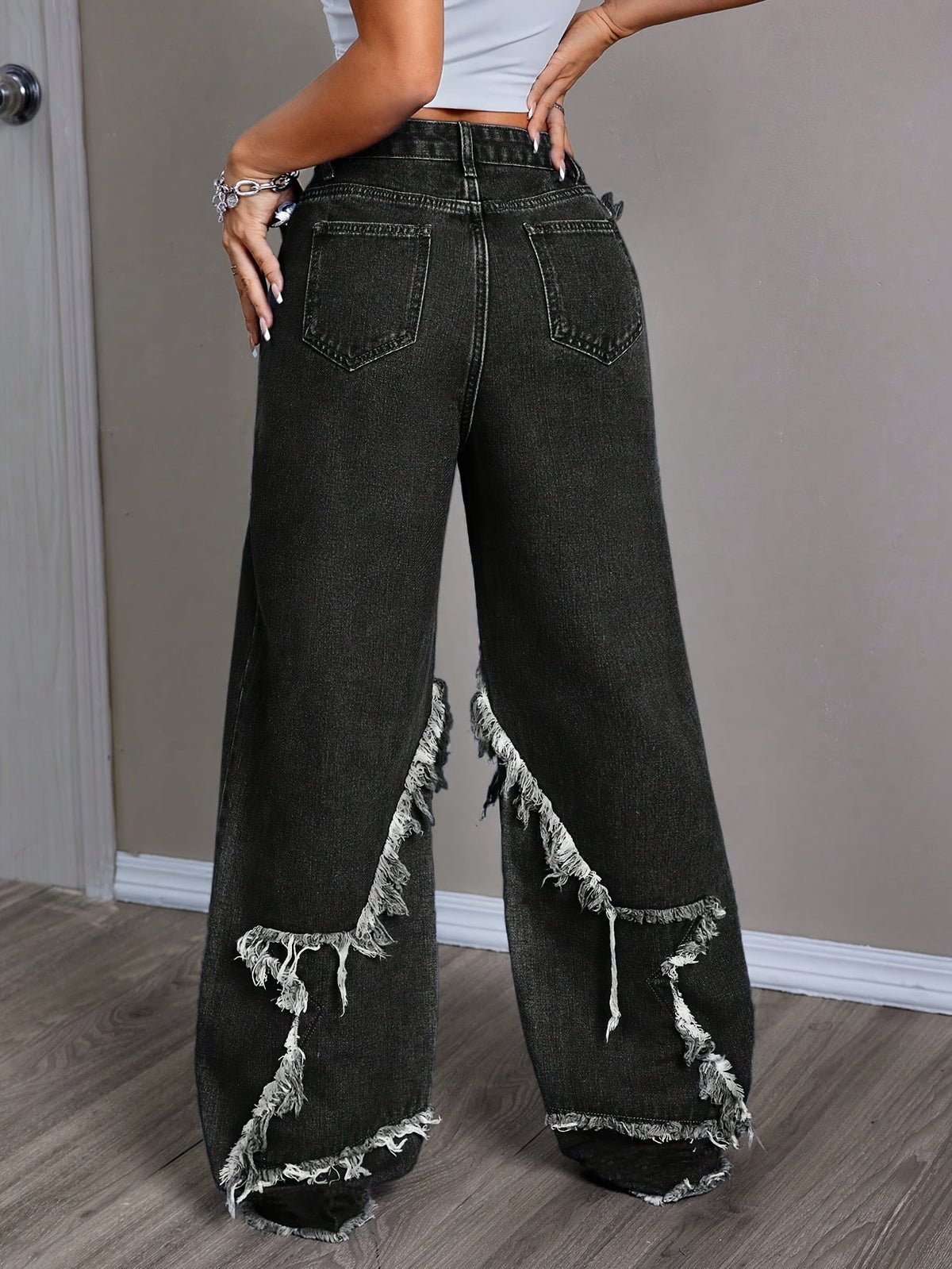LUNA™ | Vaqueros de Patchwork