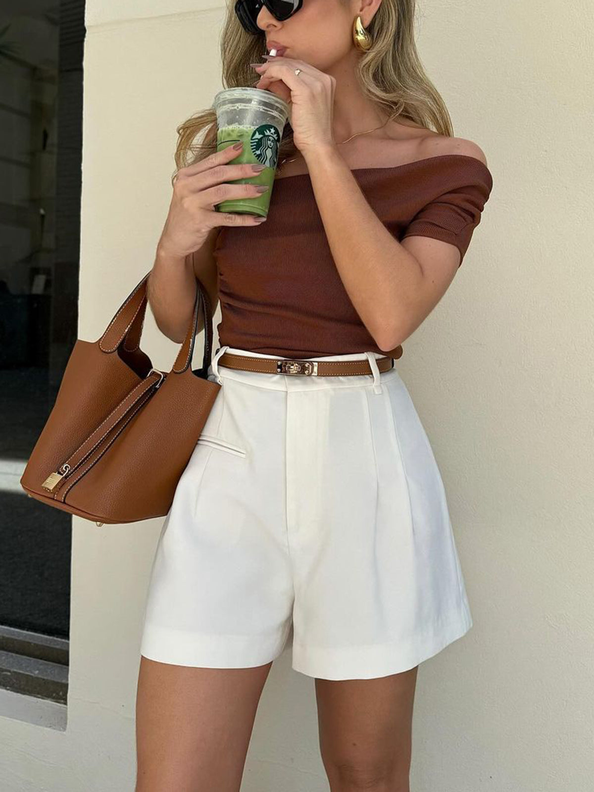 LAURA™ | SHORT DE TIRO ALTO ELEGANTE