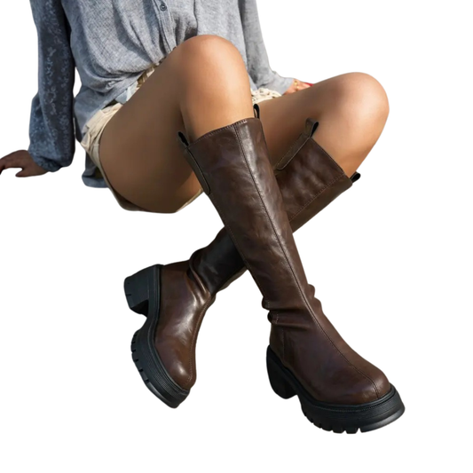 JOSÉPHINE™ | Botines cálidos de caña alta forrados de polar
