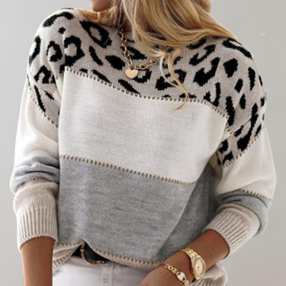 CARLA™ | JERSEY DE LEOPARDO ELEGANTE