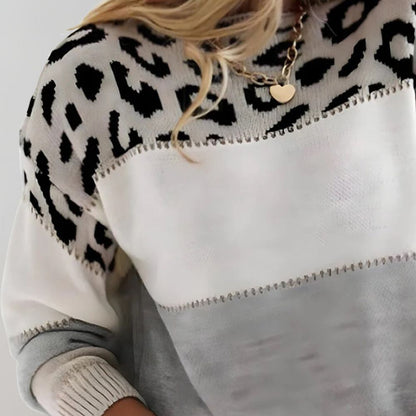 CARLA™ | JERSEY DE LEOPARDO ELEGANTE