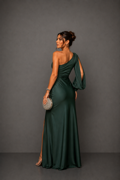 DANIELA™ | VESTIDO DE GALA LARGO Y FLUIDO
