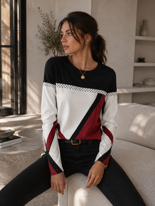 VALENTINA™ | CAMISA DE MANGAS LARGAS ELEGANTE