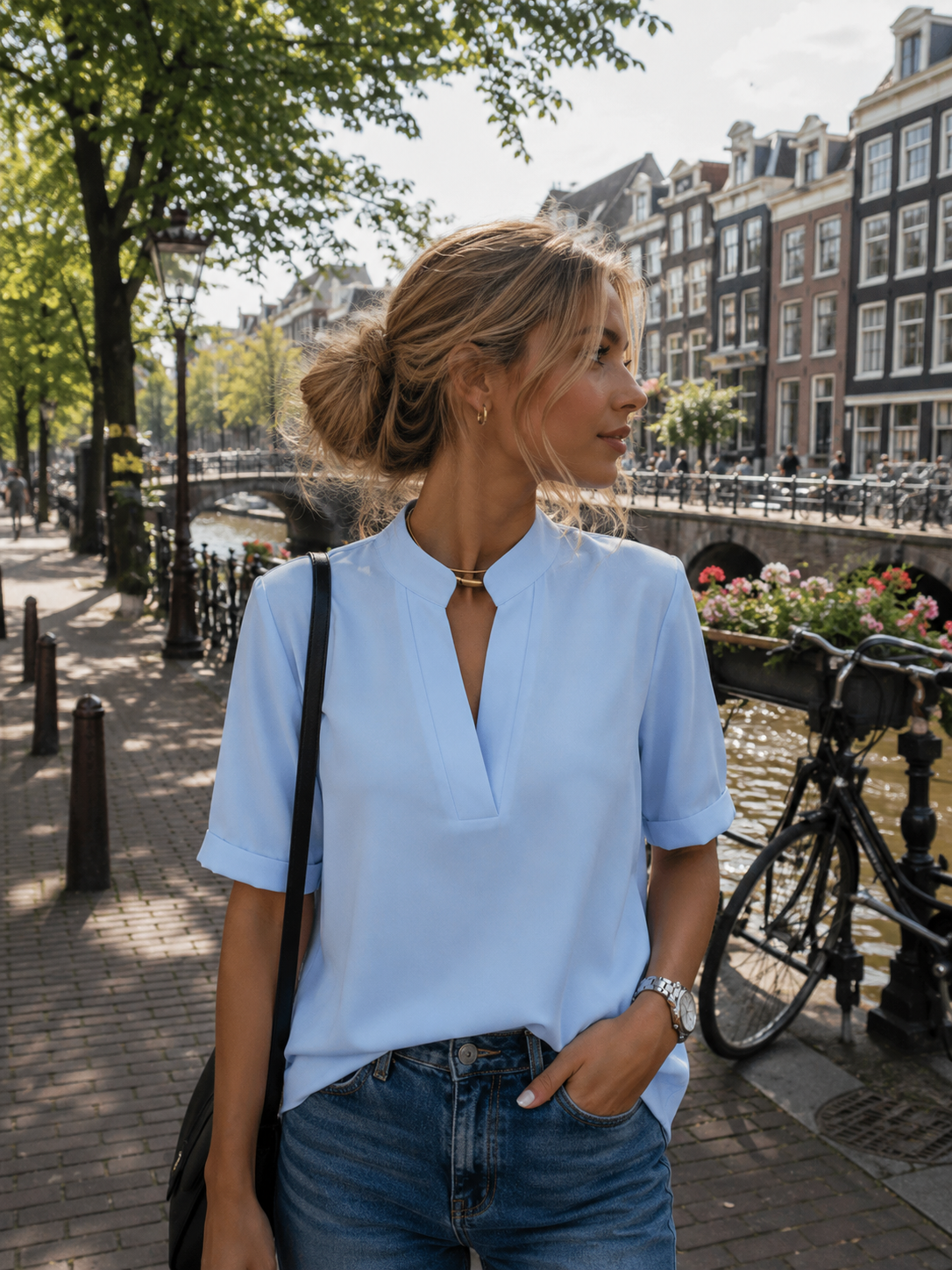 ELSA™ | BLUSA FLUIDA ELEGANTE