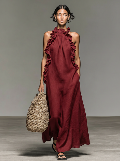 INÉS™ | Vestido Largo con Bolsillos