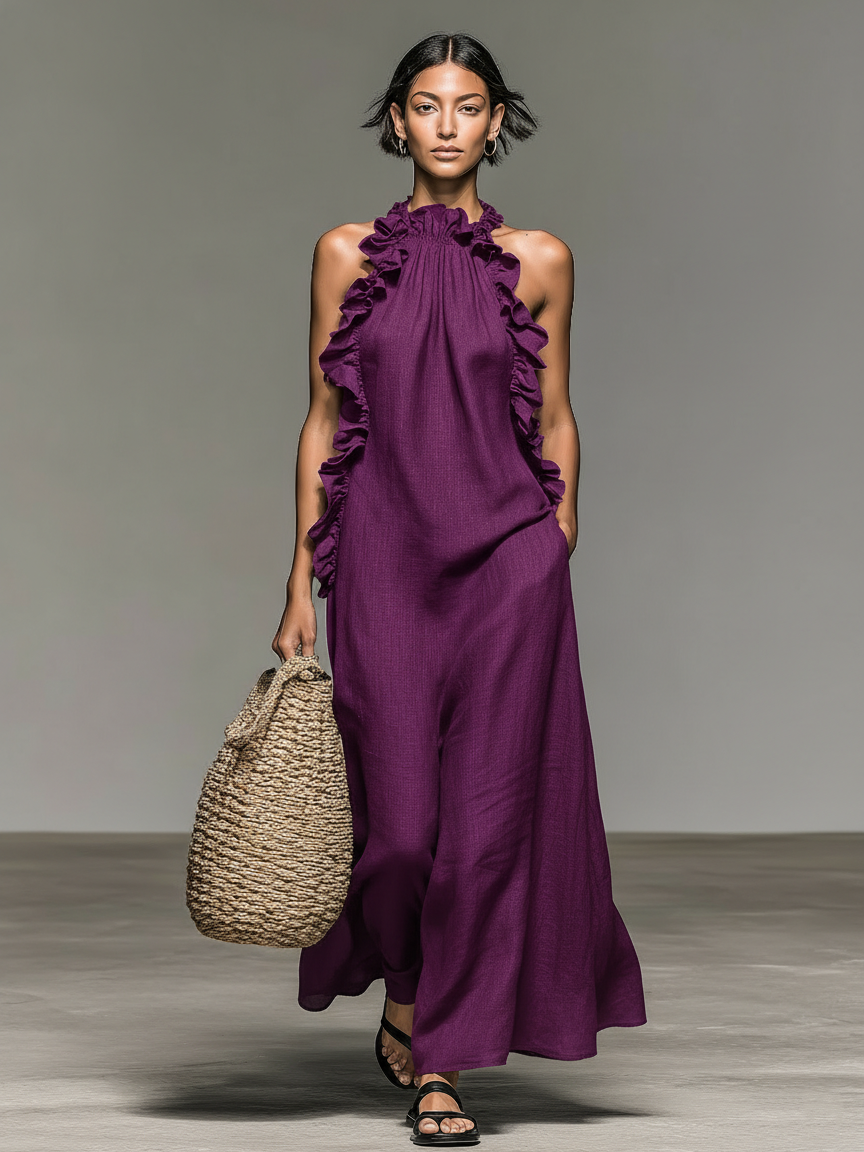 INÉS™ | Vestido Largo con Bolsillos