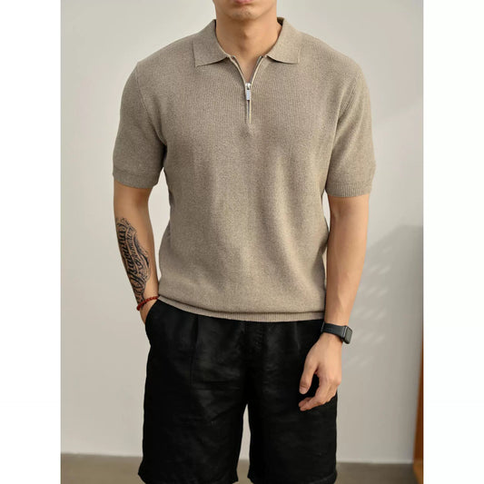 FEDERICO™  | Polo con media cremallera