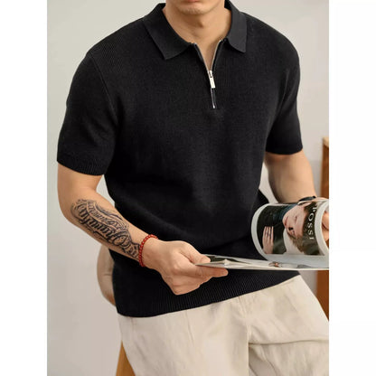 FEDERICO™  | Polo con media cremallera