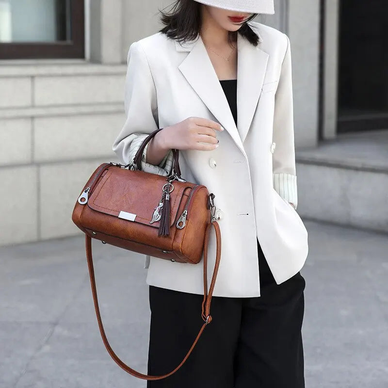 CAMILA™ | BOLSO DE CUERO TEXTURIZADO
