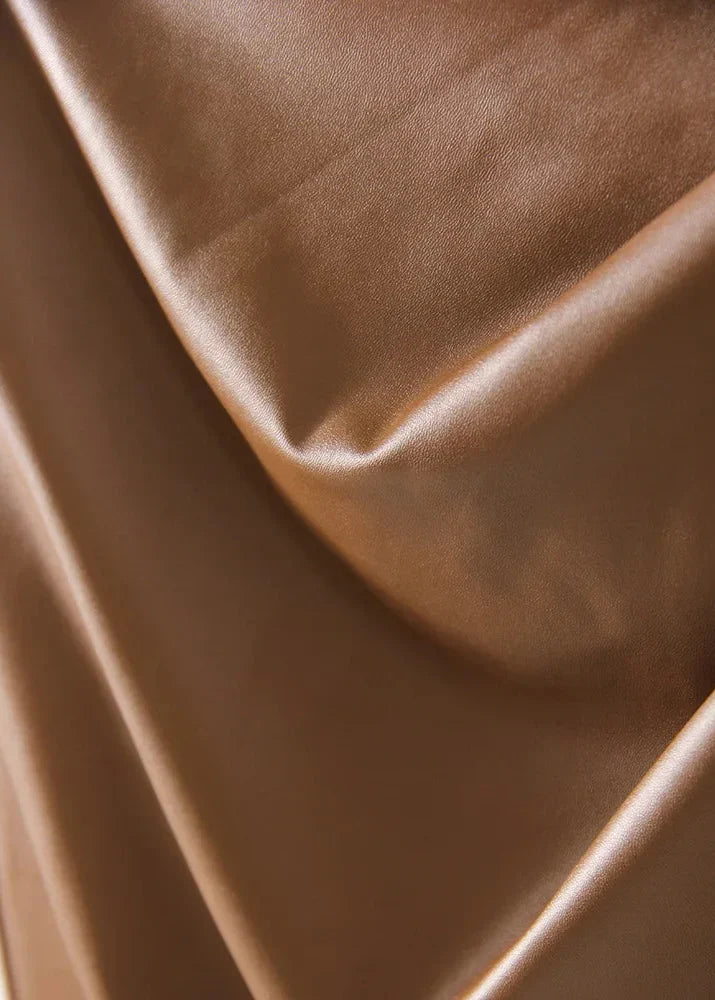 LUDOVICA™ | Falda midi de cuero