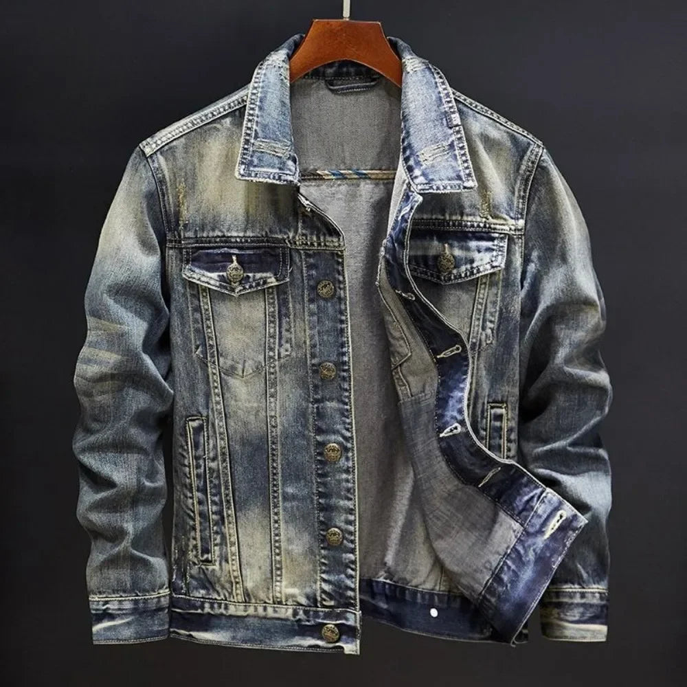 Michael - Chaqueta estilo vaquero, moderna y versátil