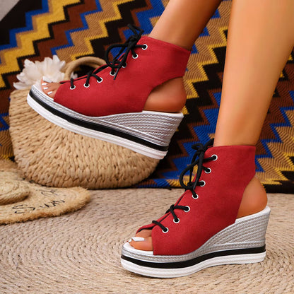 AGATHA™ | SANDALIAS DE CUÑA ELEGANTES