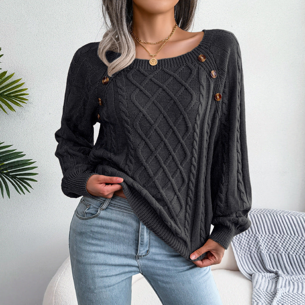 REBECCA™ | Jersey de Punto con Detalles de Botones