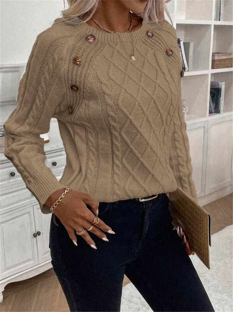REBECCA™ | Jersey de Punto con Detalles de Botones
