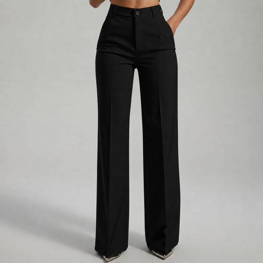 CHARLOTTE™ | PANTALÓN DE TIRO ALTO ELEGANTE