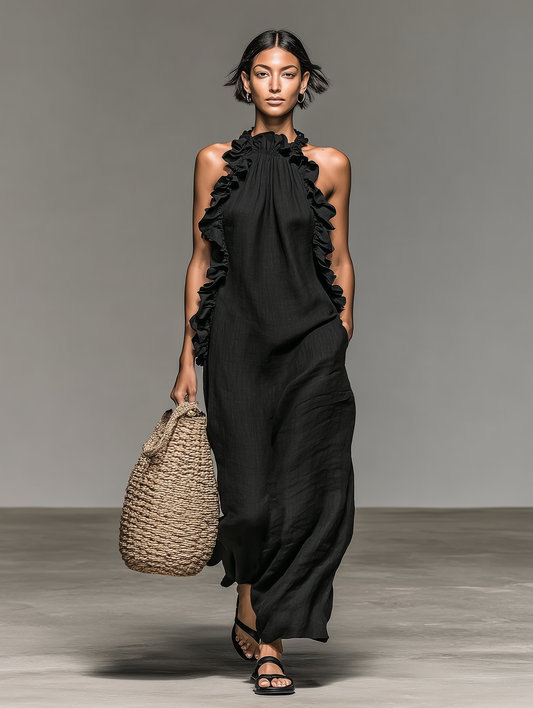INÉS™ | Vestido Largo con Bolsillos