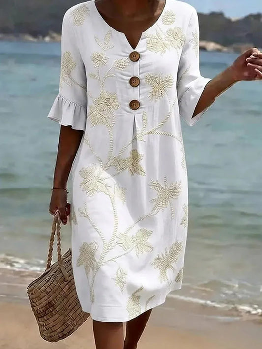 SUSANA™ | Vestido Casual con Flores