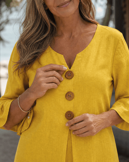 BELÉN™ | Vestido Midi de Mangas Amplias