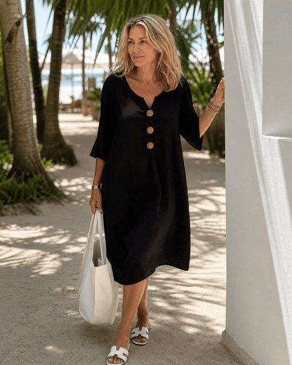 BELÉN™ | Vestido Midi de Mangas Amplias