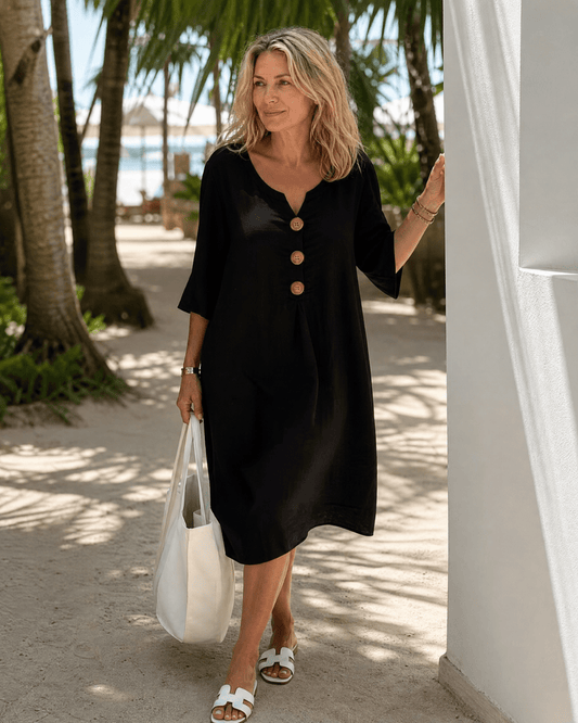 BELÉN™ | Vestido Midi de Mangas Amplias
