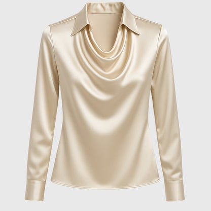 AMELIA™ | BLUSA ELEGANTE DE SATÉN