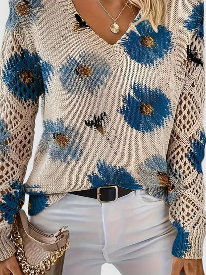 AMANDA™ | JERSEY ELEGANTE CON DISEÑO FLORAL