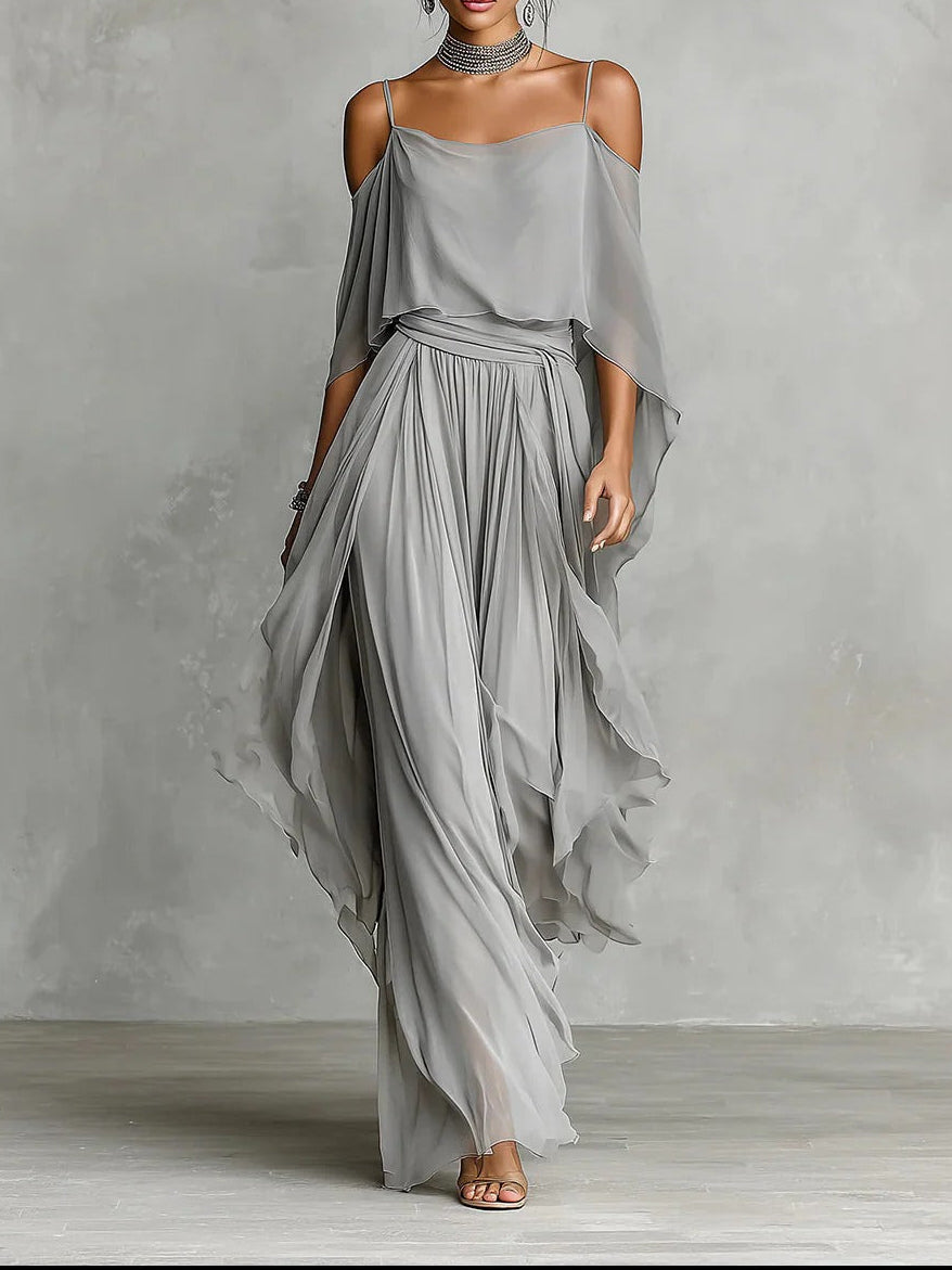 ANDREA™ | CONJUNTO DE TOP DE TIRANTES Y PANTALONES LIGEROS