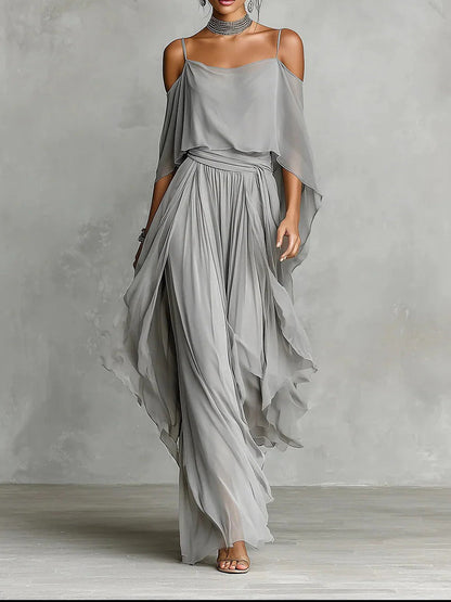 ANDREA™ | CONJUNTO DE TOP DE TIRANTES Y PANTALONES LIGEROS