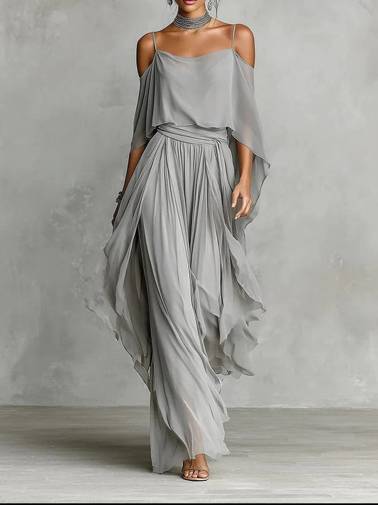 ANDREA™ | CONJUNTO DE TOP DE TIRANTES Y PANTALONES LIGEROS