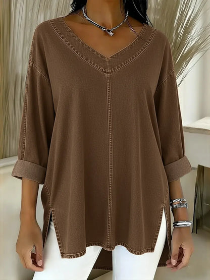ANASTASIA™ | TOP CASUAL CON ESCOTE EN "V"