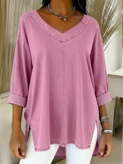 ANASTASIA™ | TOP CASUAL CON ESCOTE EN "V"
