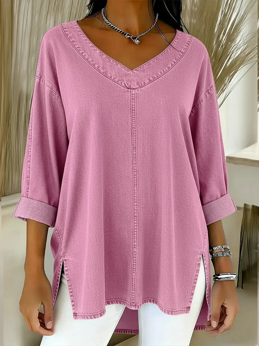 ESTHER™ | Top Casual con Escote en V