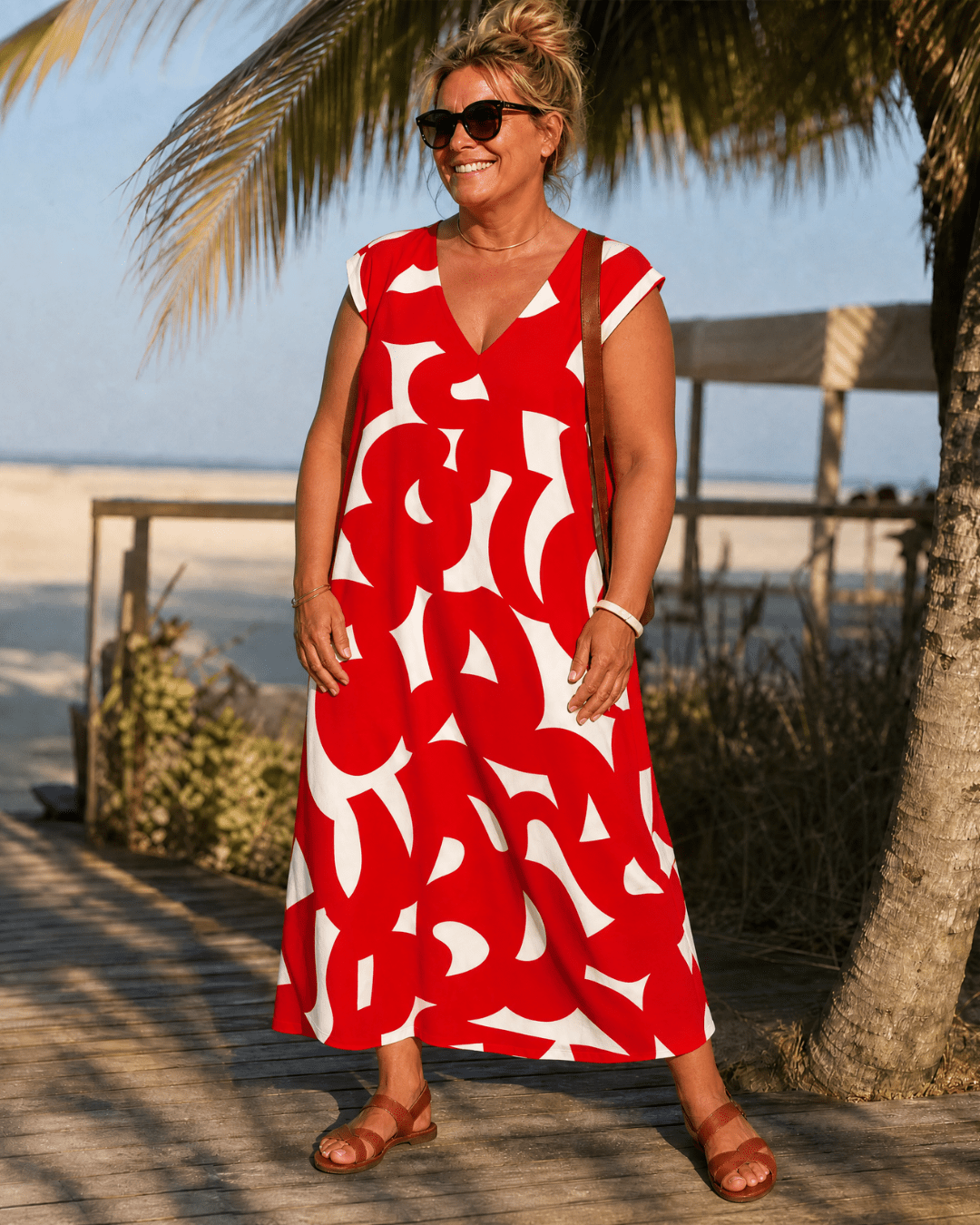 DOLORES™ | Vestido Midi Fluido
