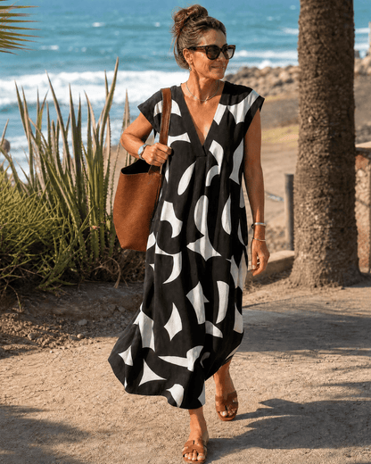 DOLORES™ | Vestido Midi Fluido